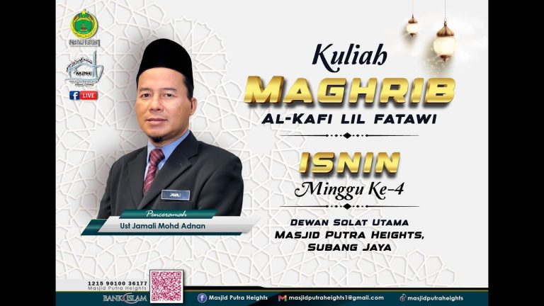 ((( 🛑 SIARAN LANGSUNG🛑 ))) 🎥KULIAH SUBUH | MASJID PUTRA HEIGHTS 🕌