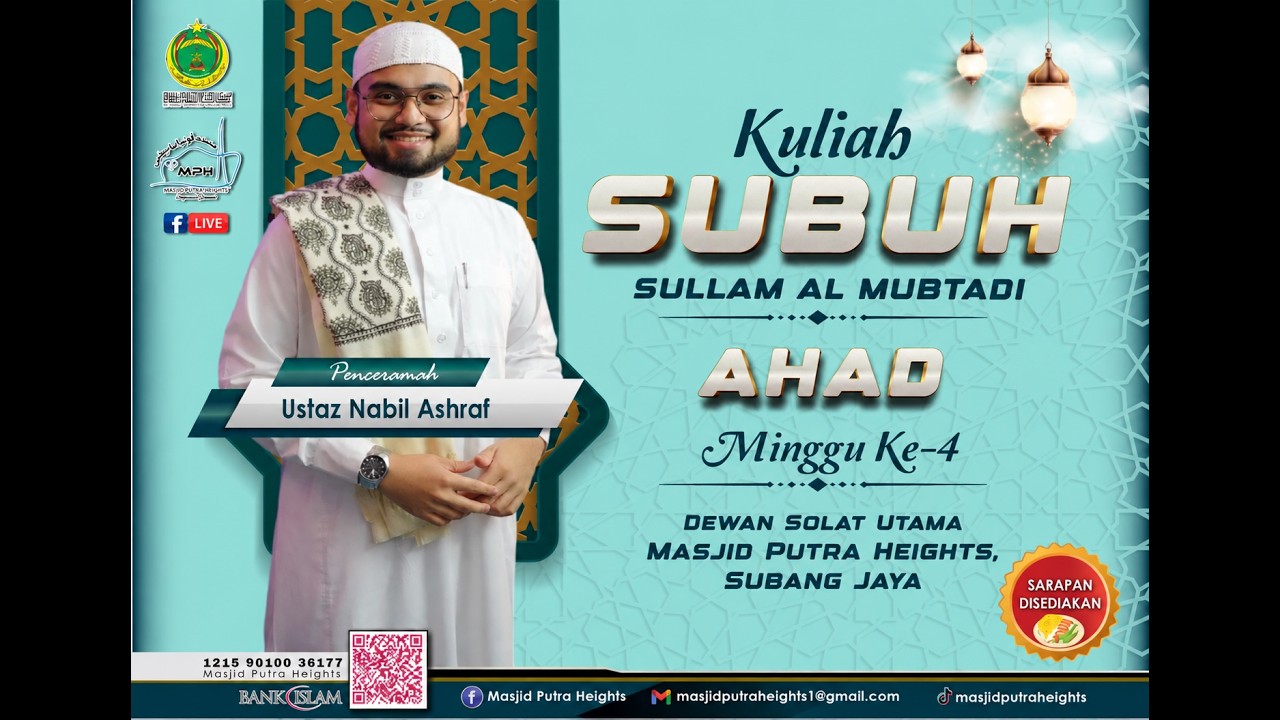 ((( 🛑 SIARAN LANGSUNG🛑 ))) 🎥KULIAH MAGHRIB | MASJID PUTRA HEIGHTS 🕌